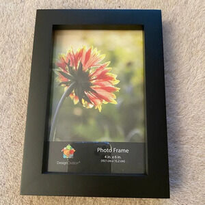 4 x 6 in Photo Picture Frame Black Wood New